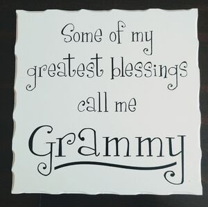 Wooden Handmade "Grammy" Wall Plaque